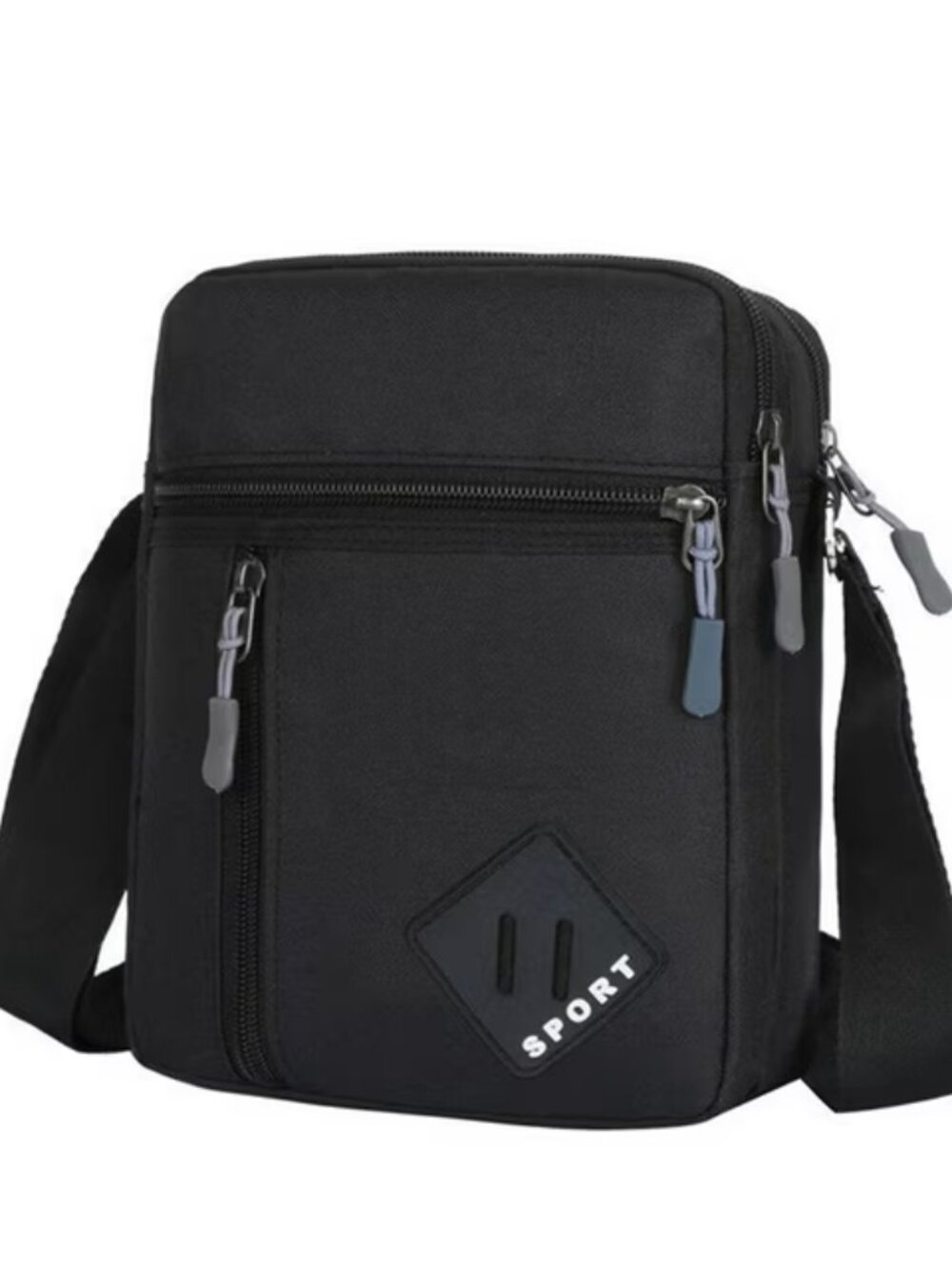 Mightlink Men Messenger Bag Adjustable Strap Large Capacity Waterproof Crossbody